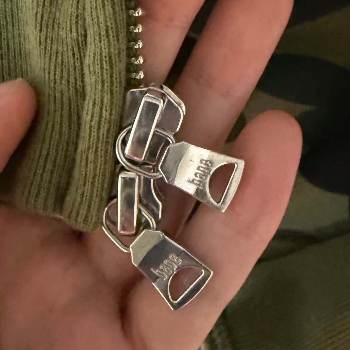 Bape 녹계 후드집업 베이프 L사이즈 상품이미지3