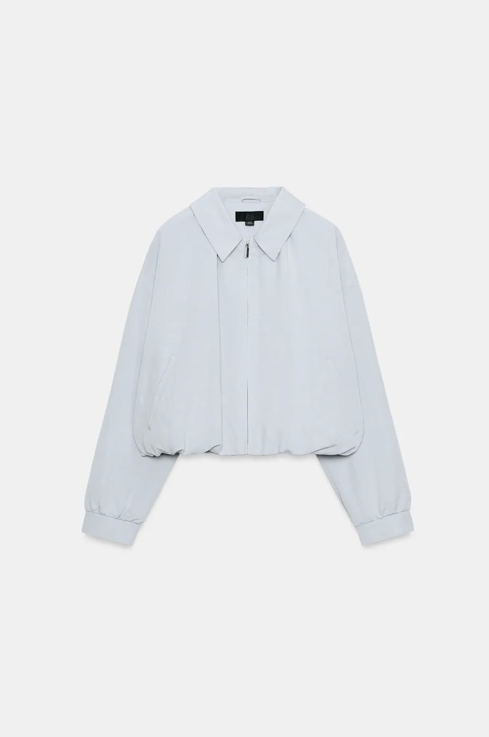 자라 6318/039/403 벌룬 봄버 자켓, 하늘색 상품이미지4