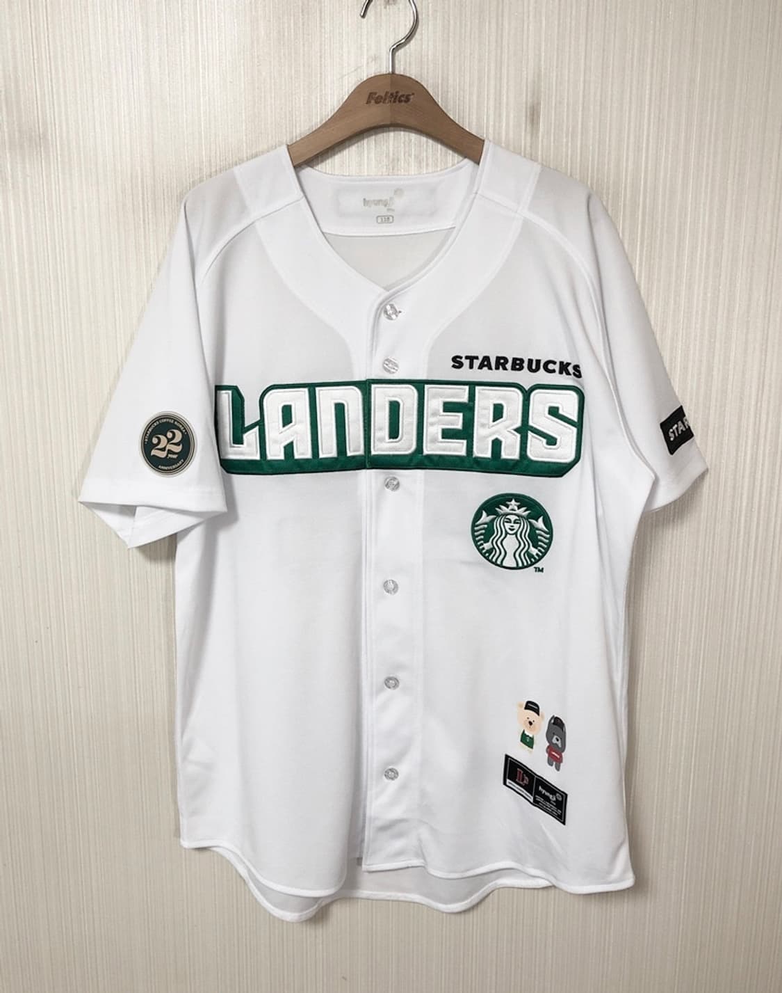 KBO SSG랜더스X스타벅스22주년 한정유니폼/져지 110 상품이미지1