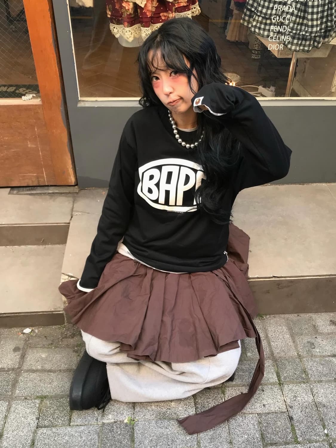 Bape Reversible Star & Logo Long Sleev 상품이미지2