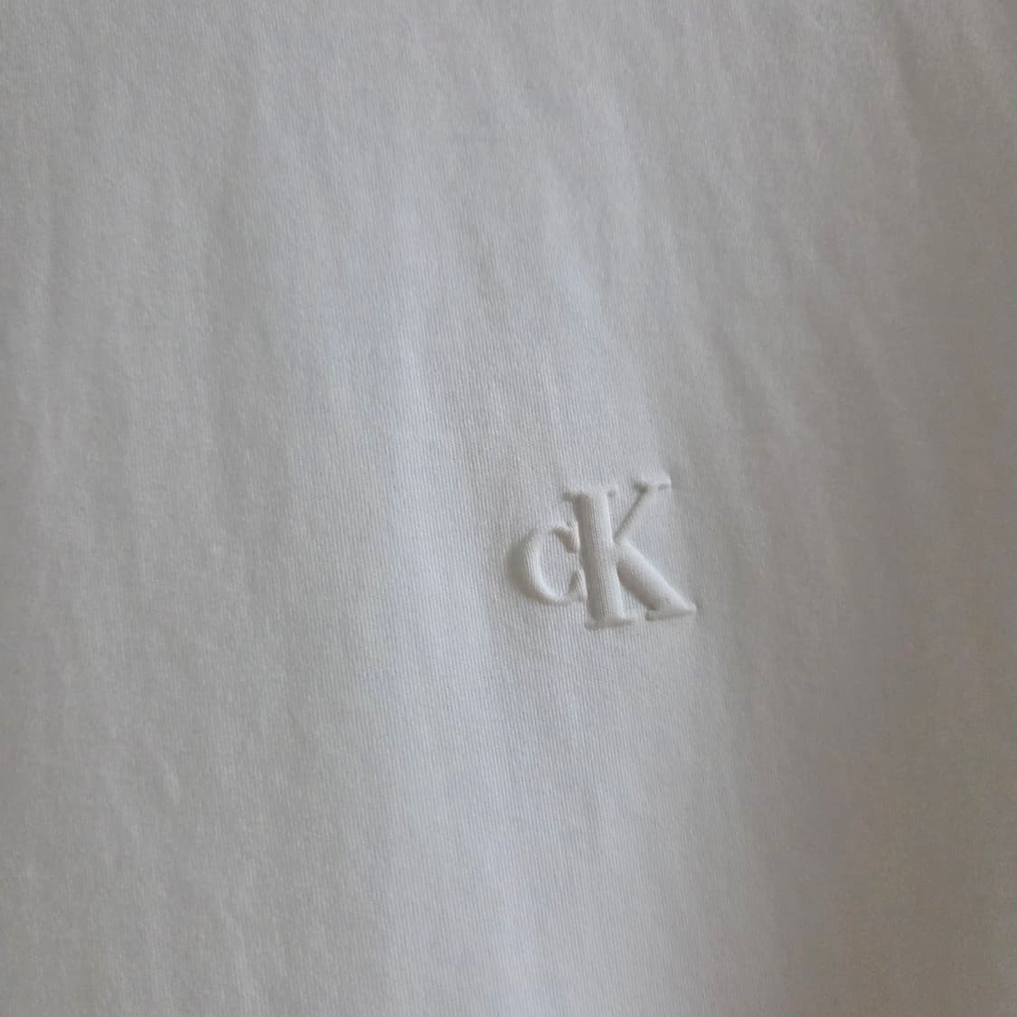 캘빈클라인진 남성 레귤러핏 인터락 폴로 반팔 티셔츠 상품이미지3