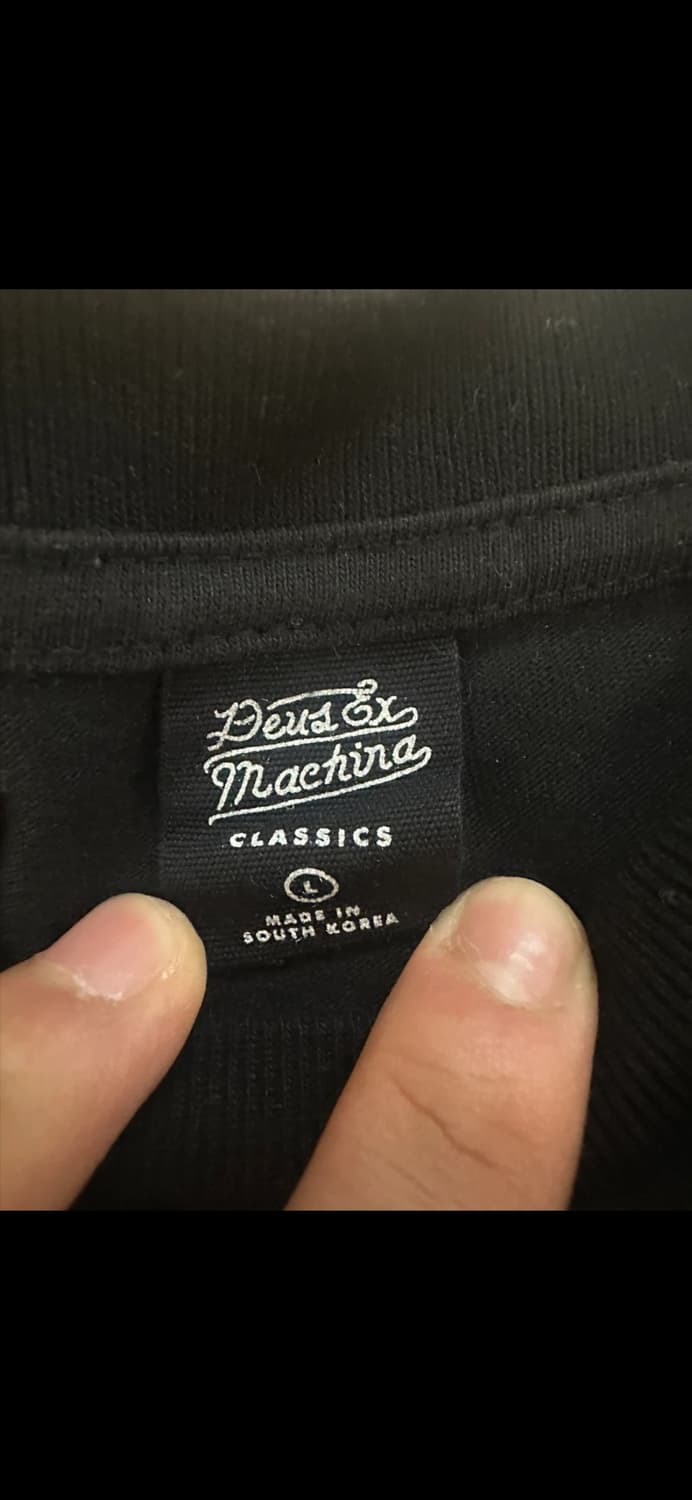 데우스 엑스 마키나 서울 오리지널 티셔츠 블랙 L 상품이미지3