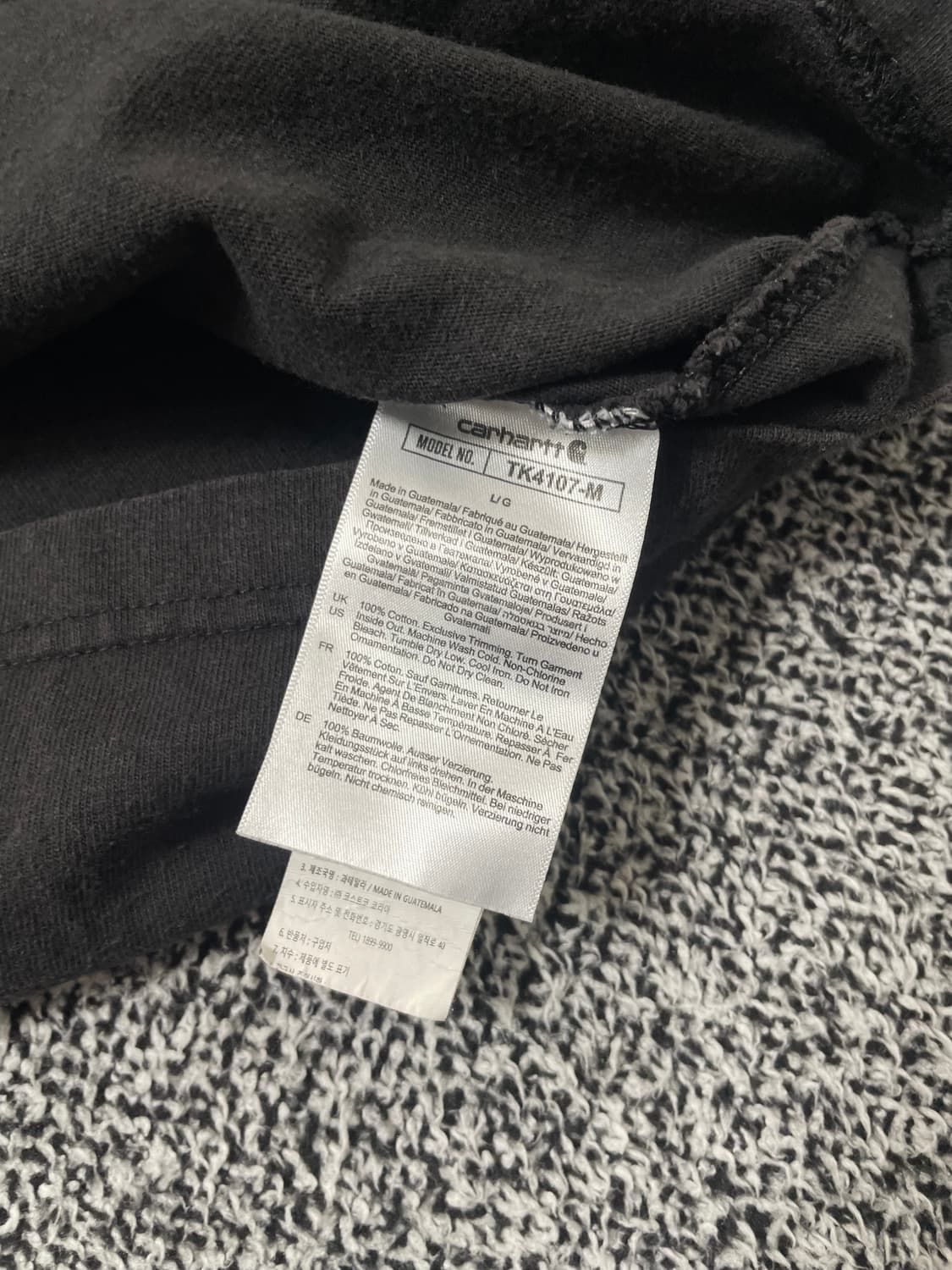 빈티지9. 칼하트 빈티지 시그니처 빅 로고 긴팔 티셔츠 롱 슬리브 상품이미지4