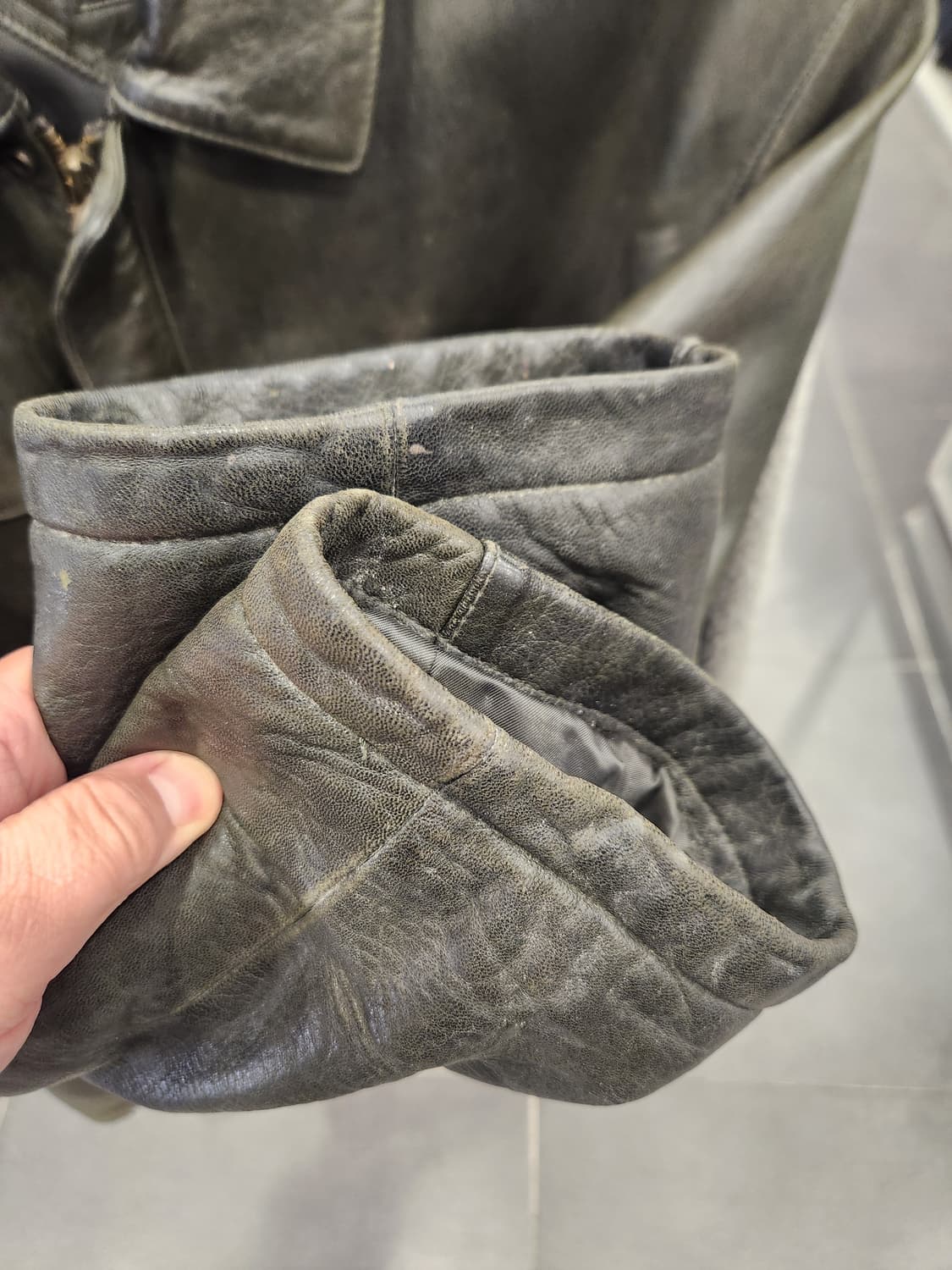 이브생로랑YSL 양가죽자켓 상품이미지4