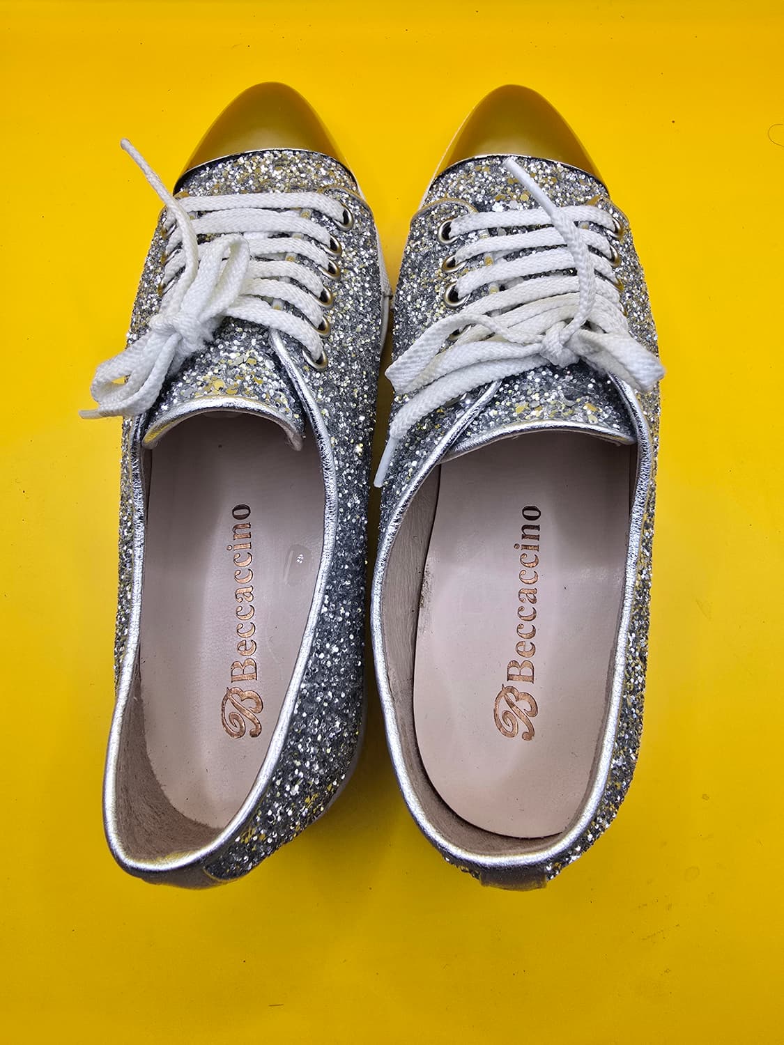 베카치노(Beccaccino) 글리터 스니커즈 225 상품이미지4