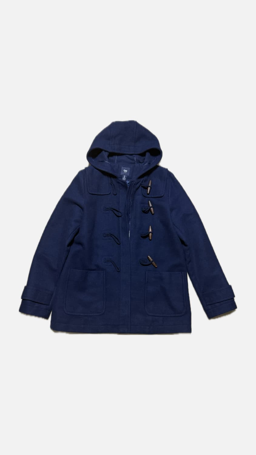 GAP 하프 떡볶이코트 네이비 상품이미지1