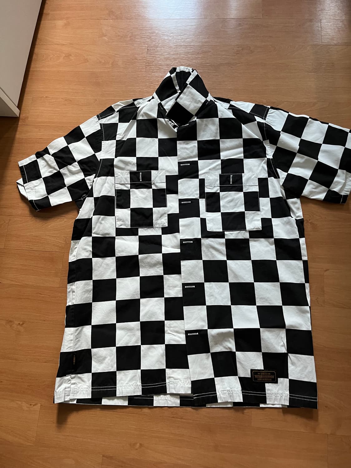 Neighborhood 체커보드 반팔셔츠 상품이미지1
