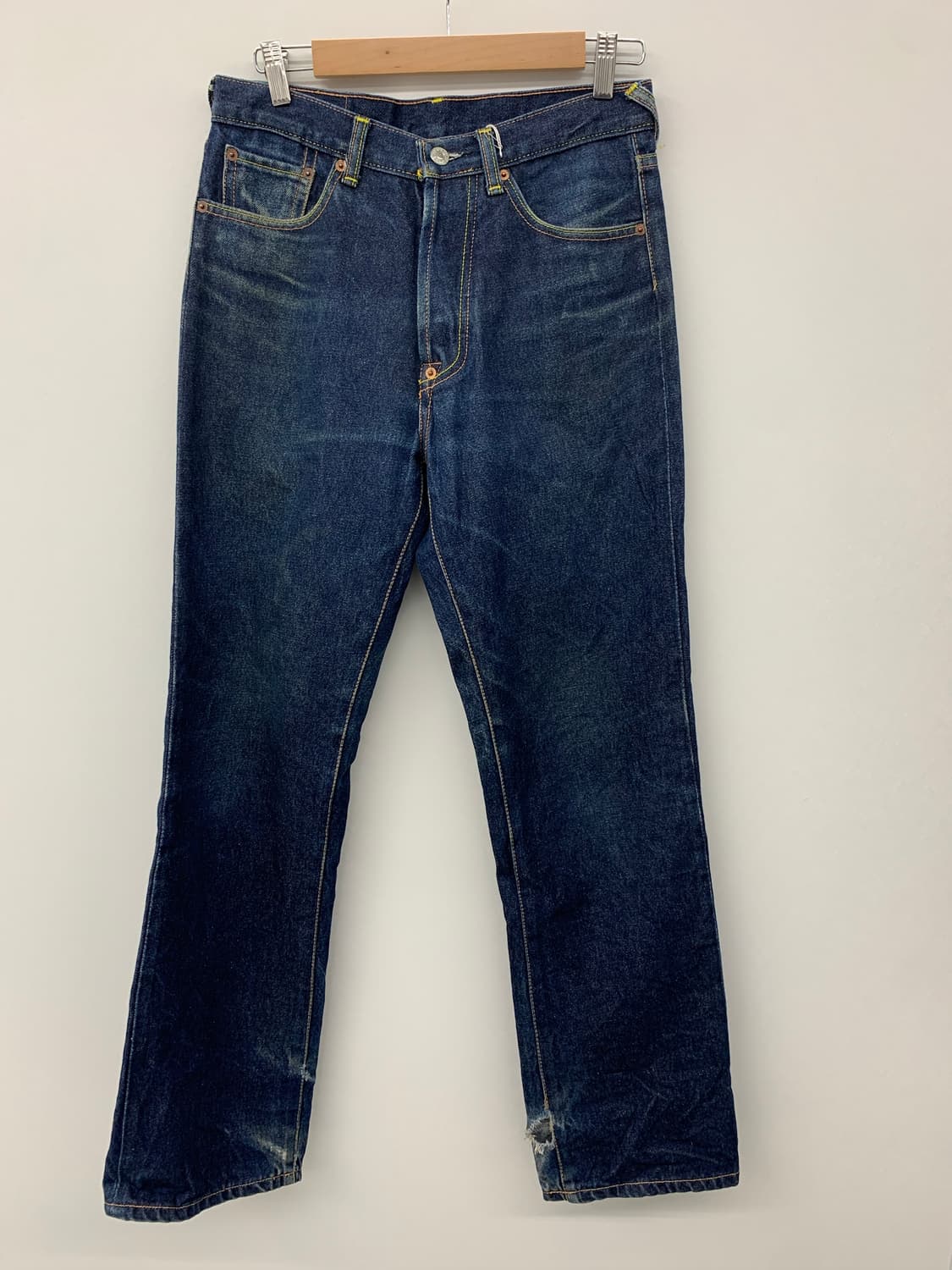 에비수 블루 로고 데님 상품이미지3