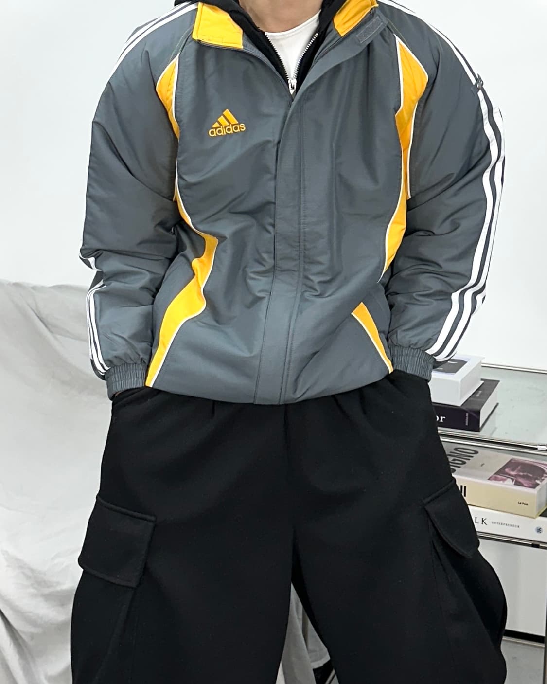 아디다스 00s 올드스쿨 그레이 점퍼 80 상품이미지1