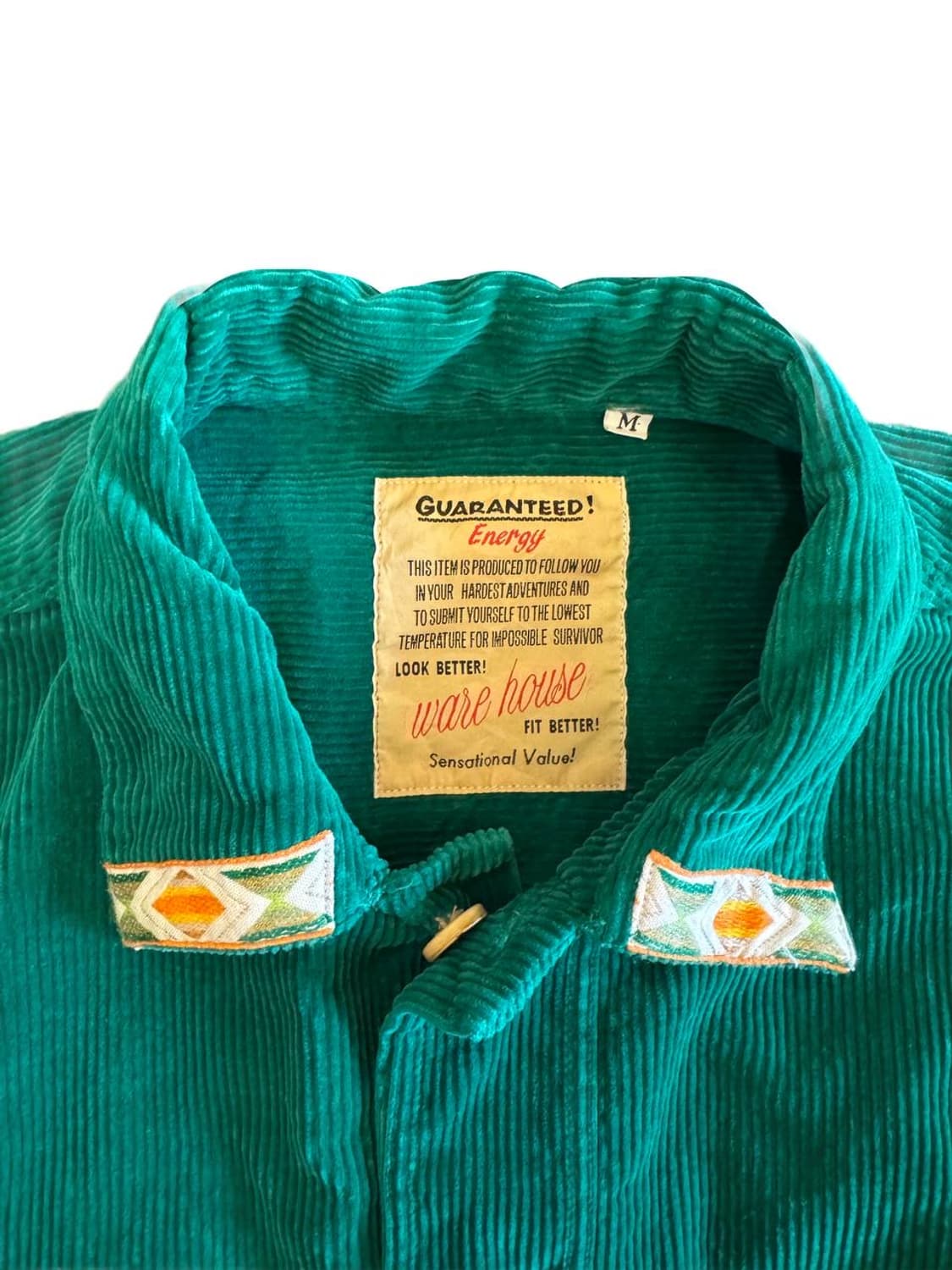 Vintage corduroy shirts green 상품이미지4