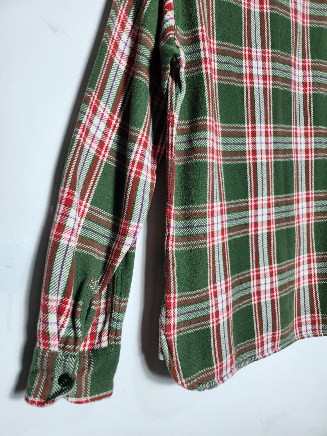 L 리 스포츠웨어 플란넬 체크셔츠 상품이미지5