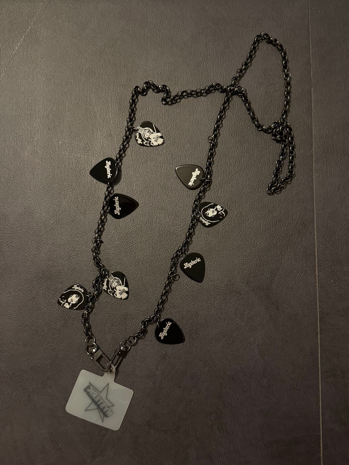 Hysteric glamour guitar pick strap 상품이미지1