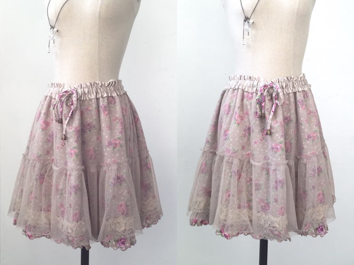 로걀 엑시즈팜 플라워 샤스커트 상품이미지1