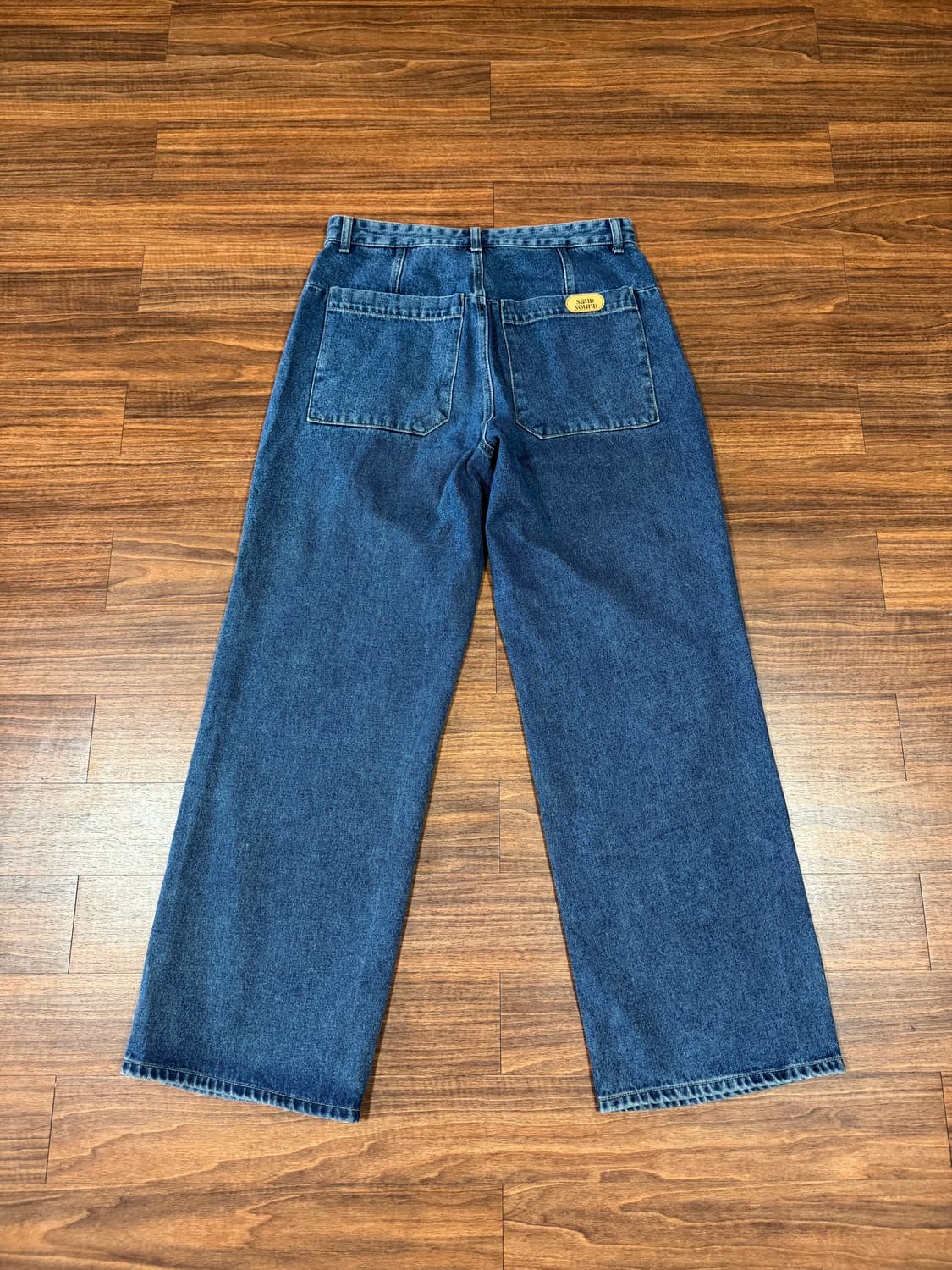 샌드사운드 남성 와이드 데님팬츠 상품이미지6