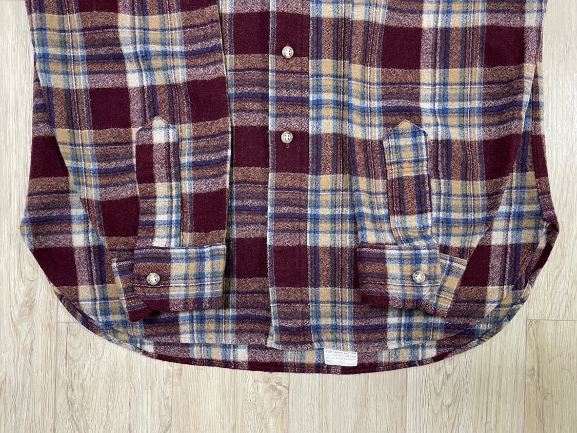 95~100) 70's 펜들턴 체크 울셔츠(미국제)RRL&LVC&폴로 상품이미지7