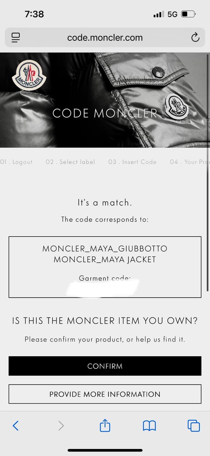 몽클레어 마야 매트 블랙 3 사이즈 25fw 판매 상품이미지8