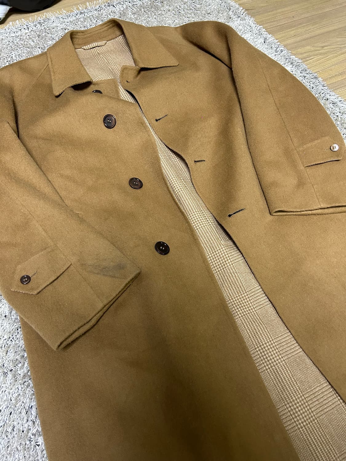 이태리제 울 코트 사이즈 105 상품이미지2