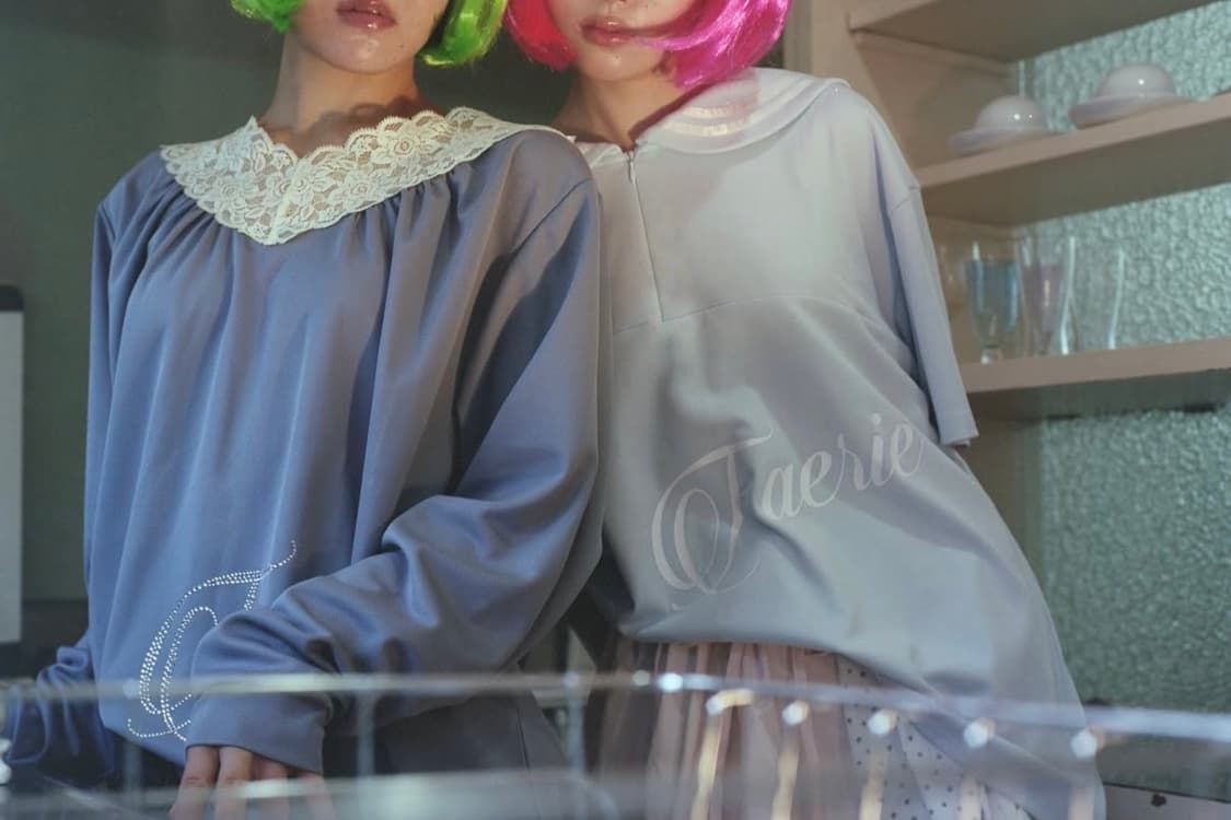 샵페어리 lace V neck shirring top 레이스 탑 상품이미지4