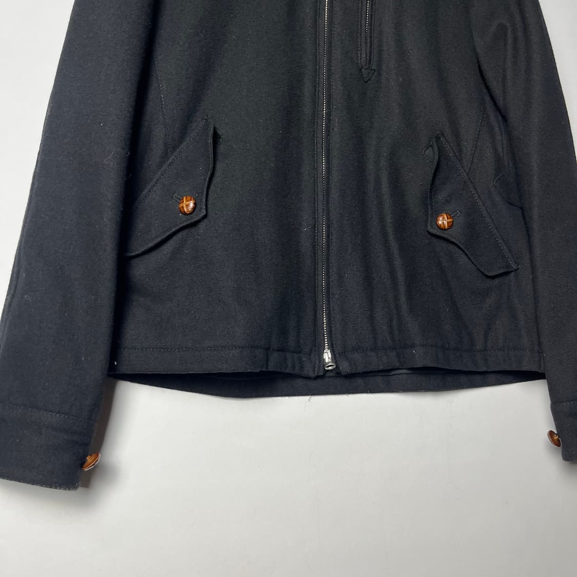 [Simplicite] 심플리시테 버튼디테일 후드 숏코트 상품이미지4