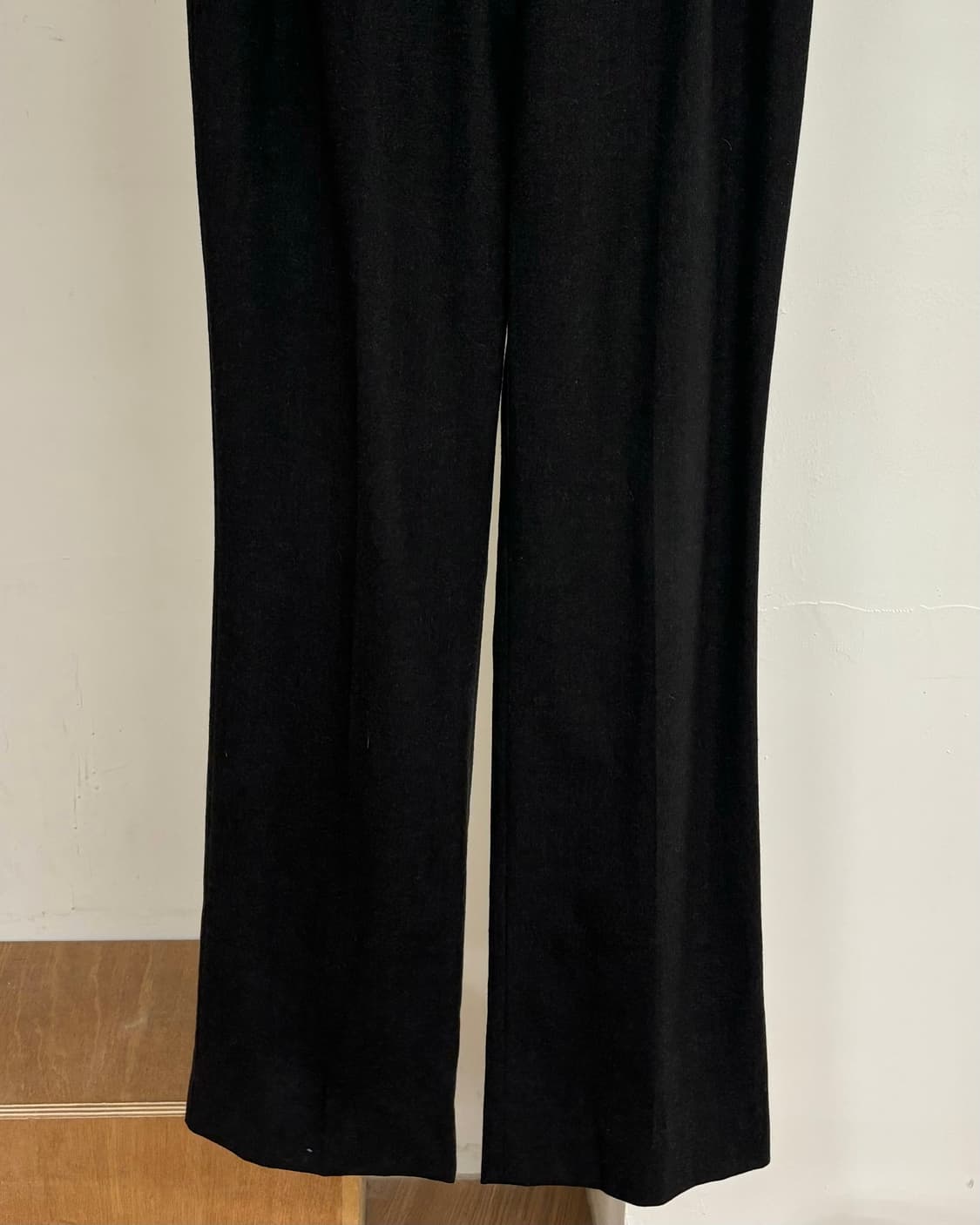 에스카다 블랙 와이드 레그 팬츠 상품이미지3