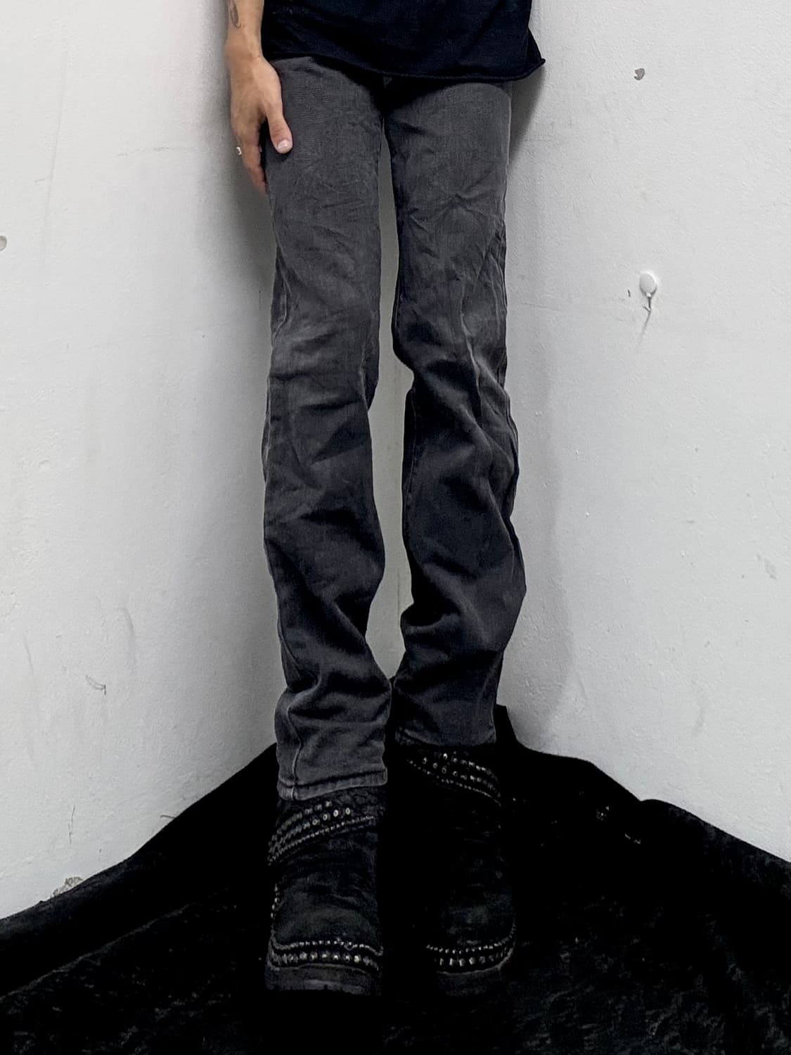 “EDWIN” Black Straight Fit Pants 상품이미지8