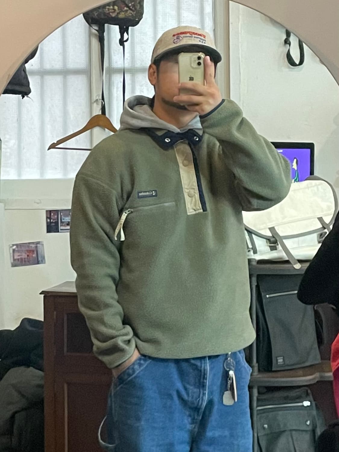 Columbia 컬럼비아 하프 스냅 플리스 M 상품이미지3