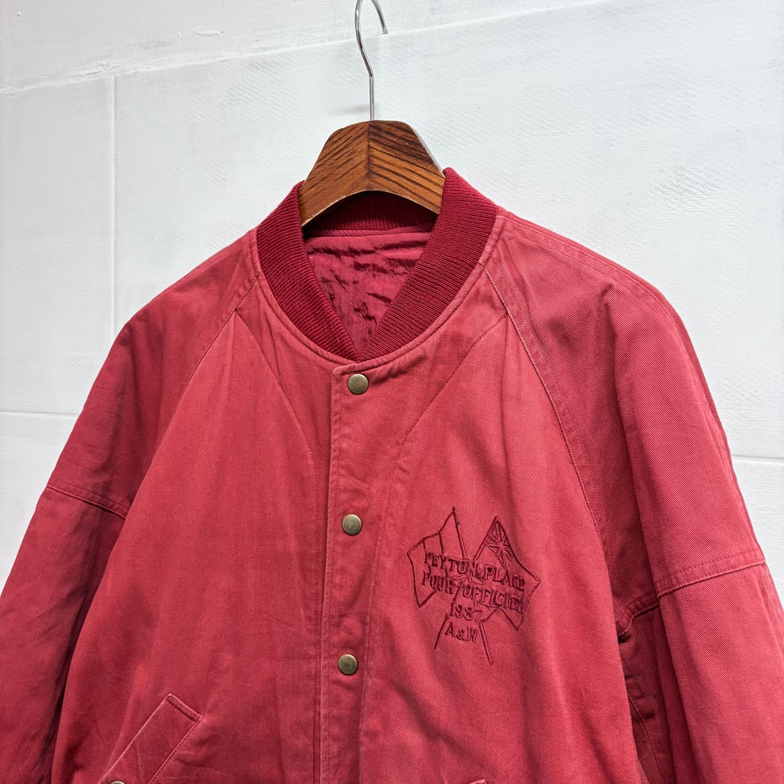 80's 피그먼트 코튼 블루종 자켓  상품이미지2