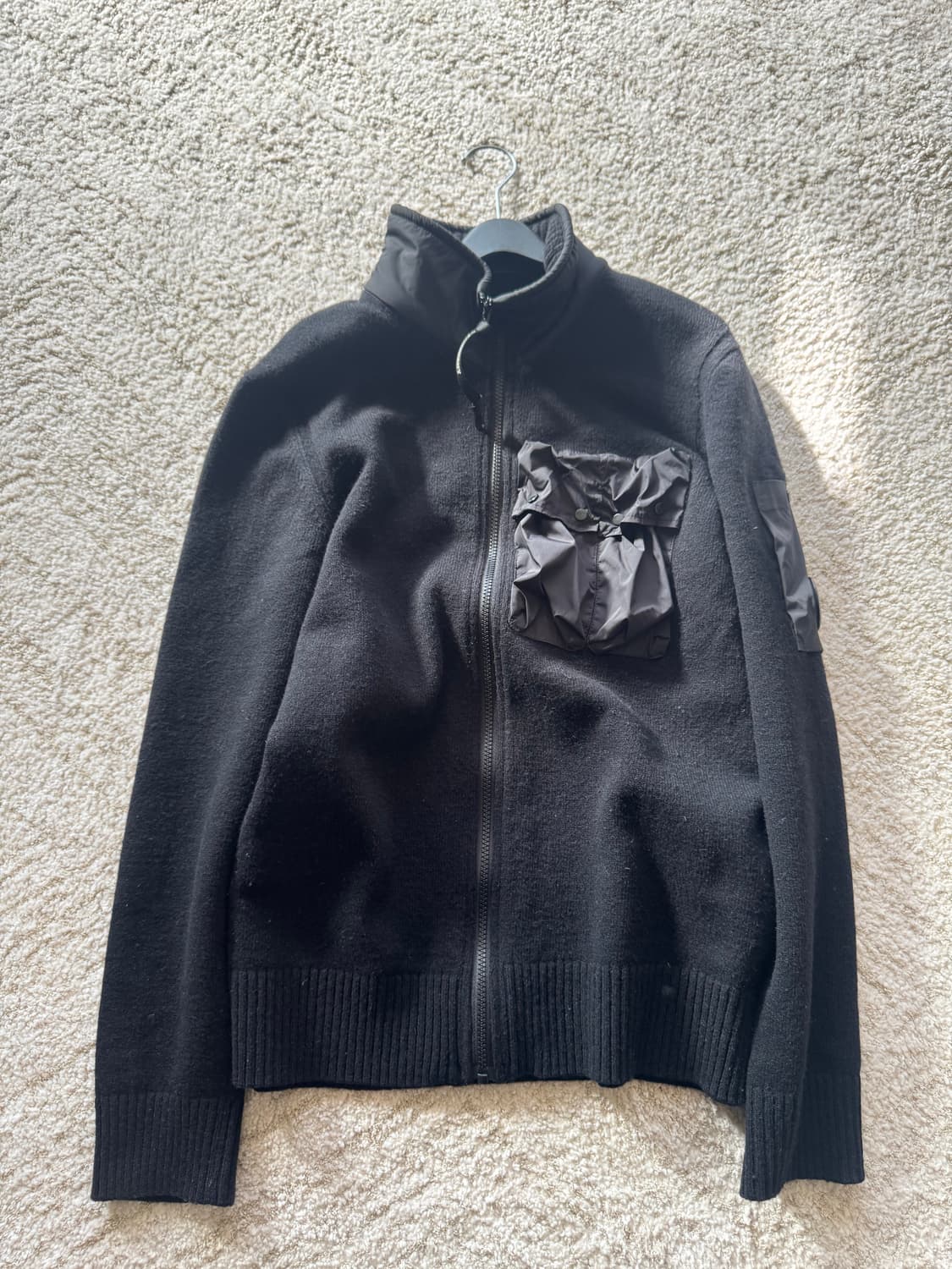 씨피컴퍼니 탄창 메리노 울 집업 상품이미지1