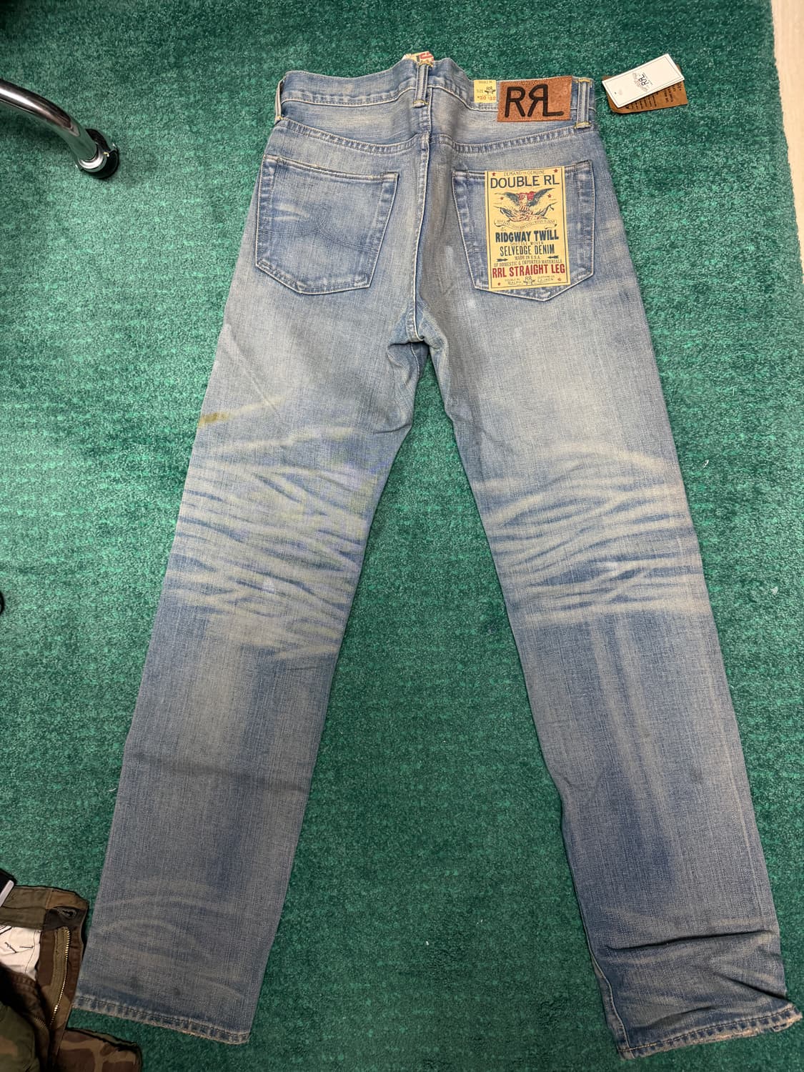 [30x32] rrl 더블알엘 밀너 스트레이트 셀비지진 상품이미지3