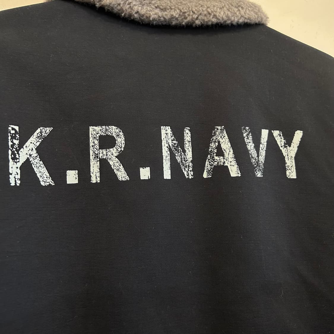 KR NAVY 해군 스냅버튼 겨울 전투야상 상품이미지4