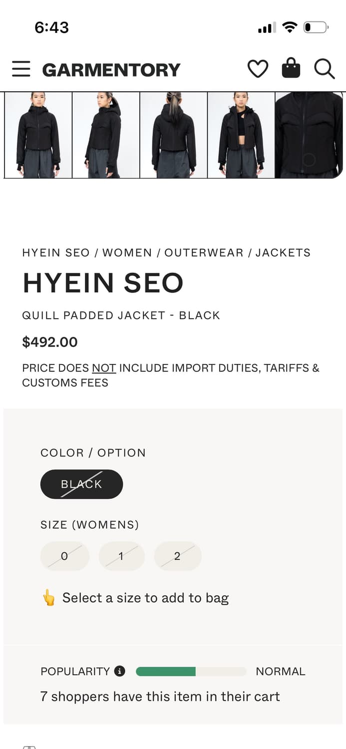 혜인서 패딩 퀼 패디드 자켓 상품이미지5