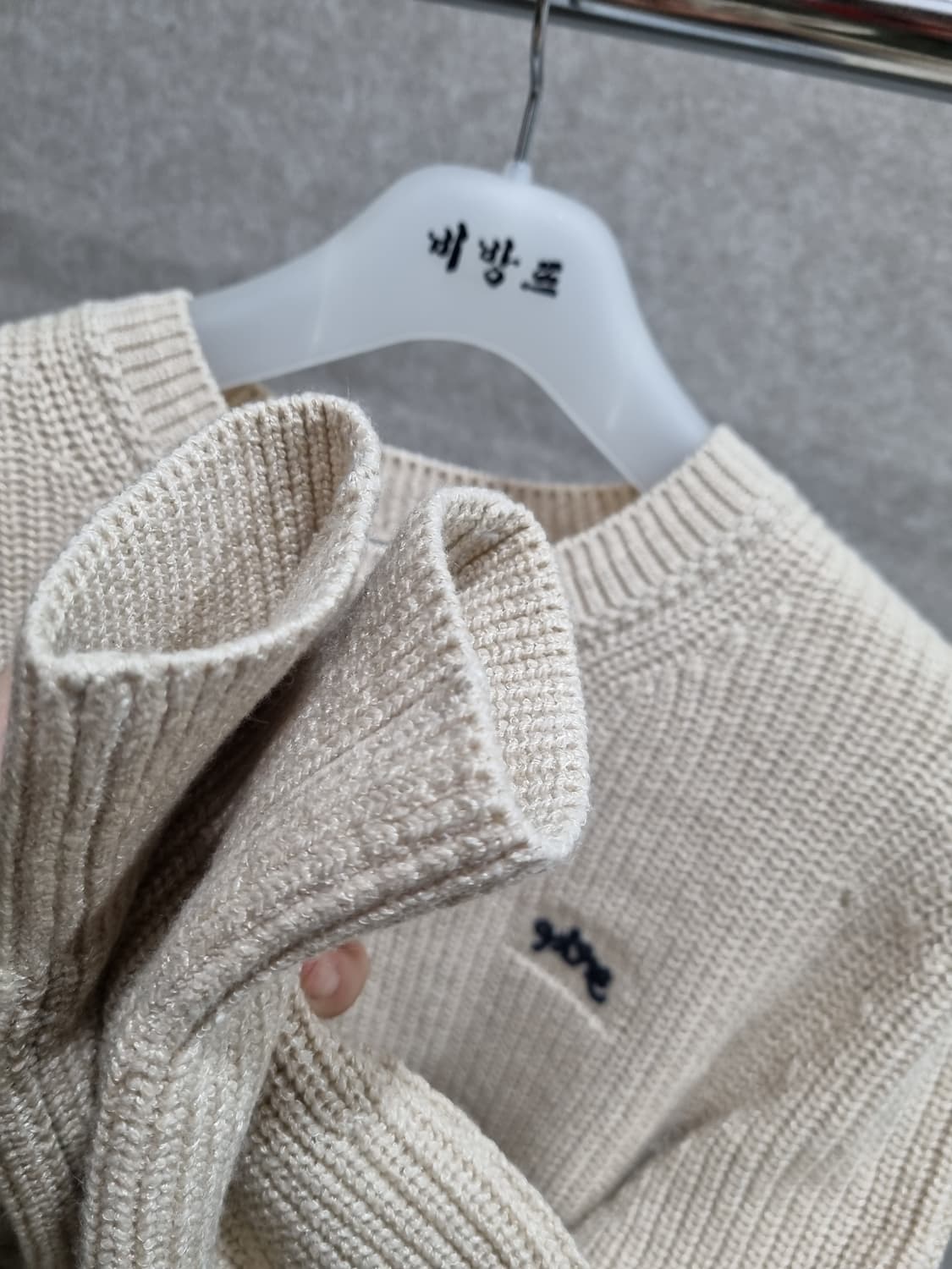 여성 free 타임 캐시미어 니트 긴팔 상품이미지4