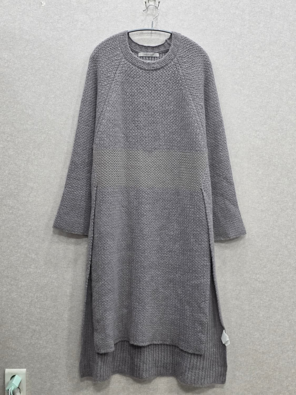 VOICE OF VOICES 알파카 니트 원피스 그레이컬러 (55~77) 상품이미지1