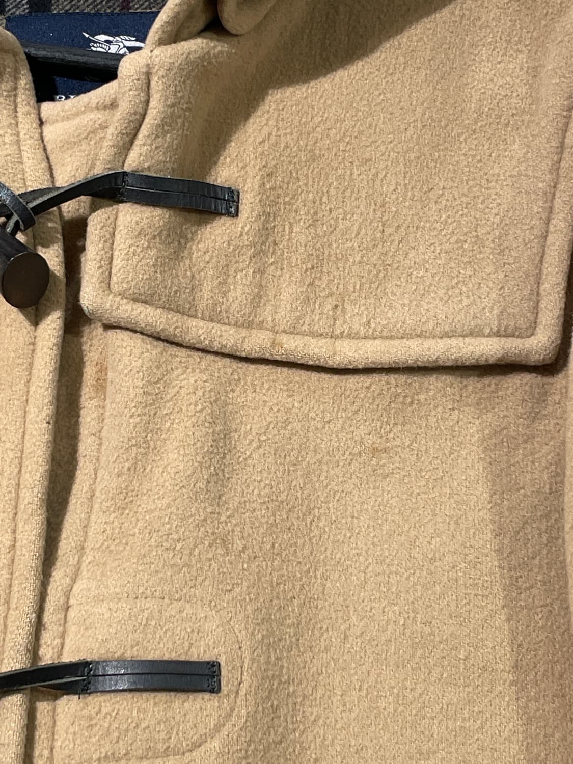 버버리 베이지 스페셜리티 울 후디 더플 코트 상품이미지10