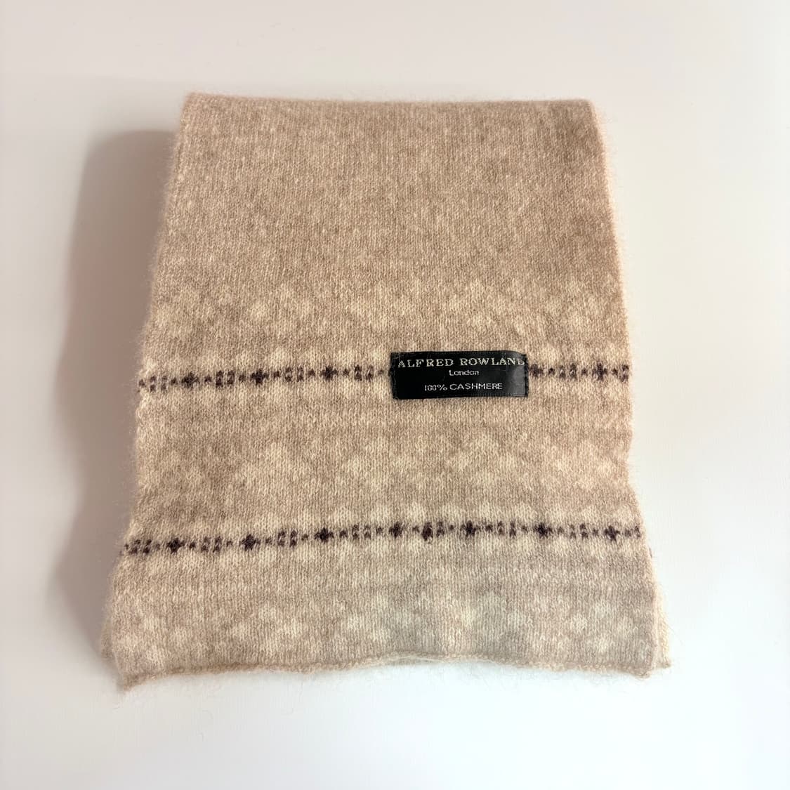 ALFRED ROWLAND cashmere 도트 캐시미어 모리 머 상품이미지2