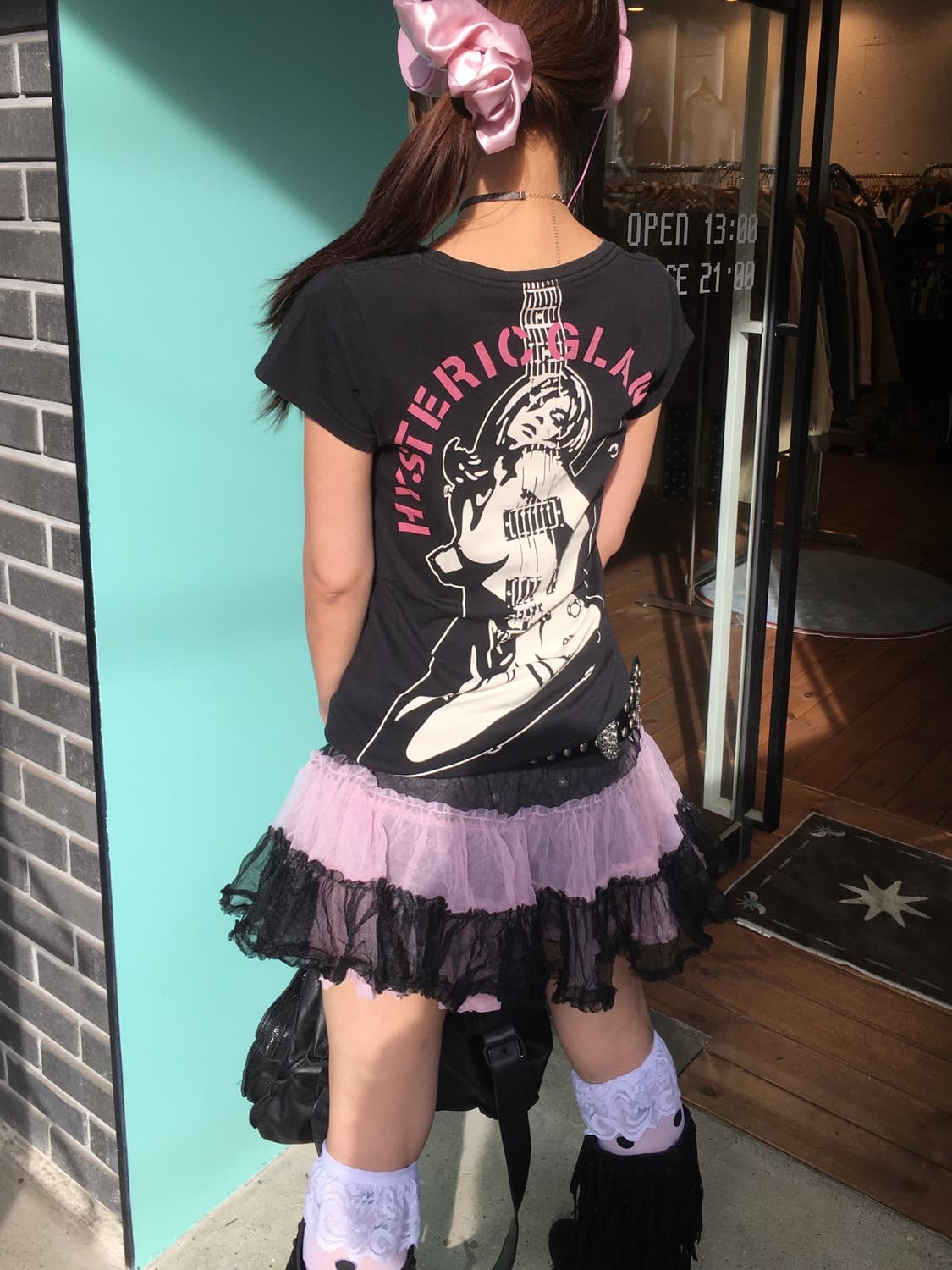 히스테릭글래머 히스걸 기타 백로고 반팔 상품이미지7