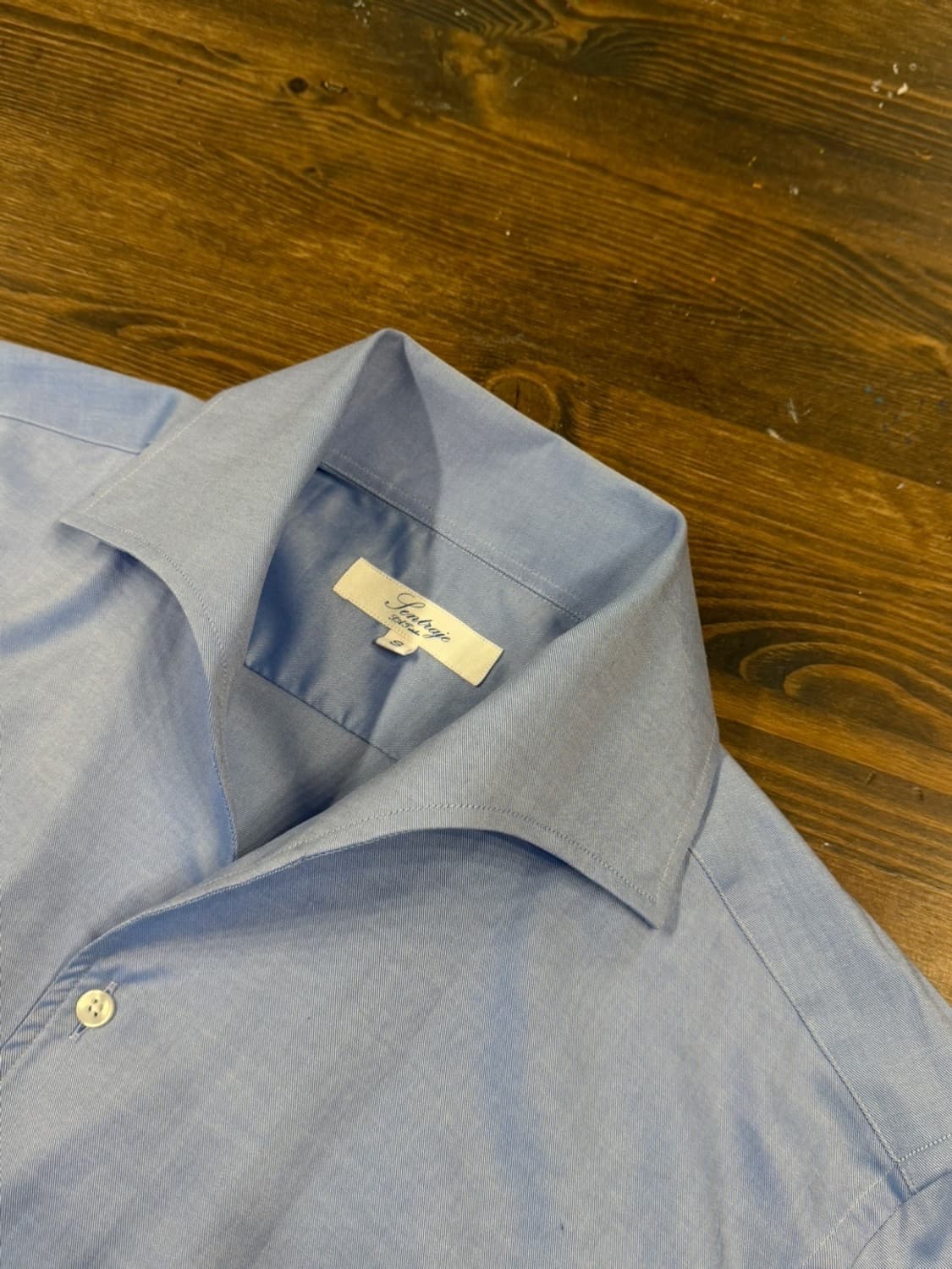 비스포크 오픈칼라넥 셔츠 남성100 상품이미지6