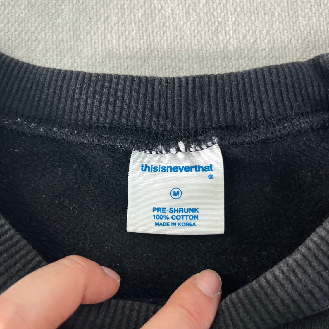 95 디스이즈네버댓 빅로고 맨투맨  상품이미지3