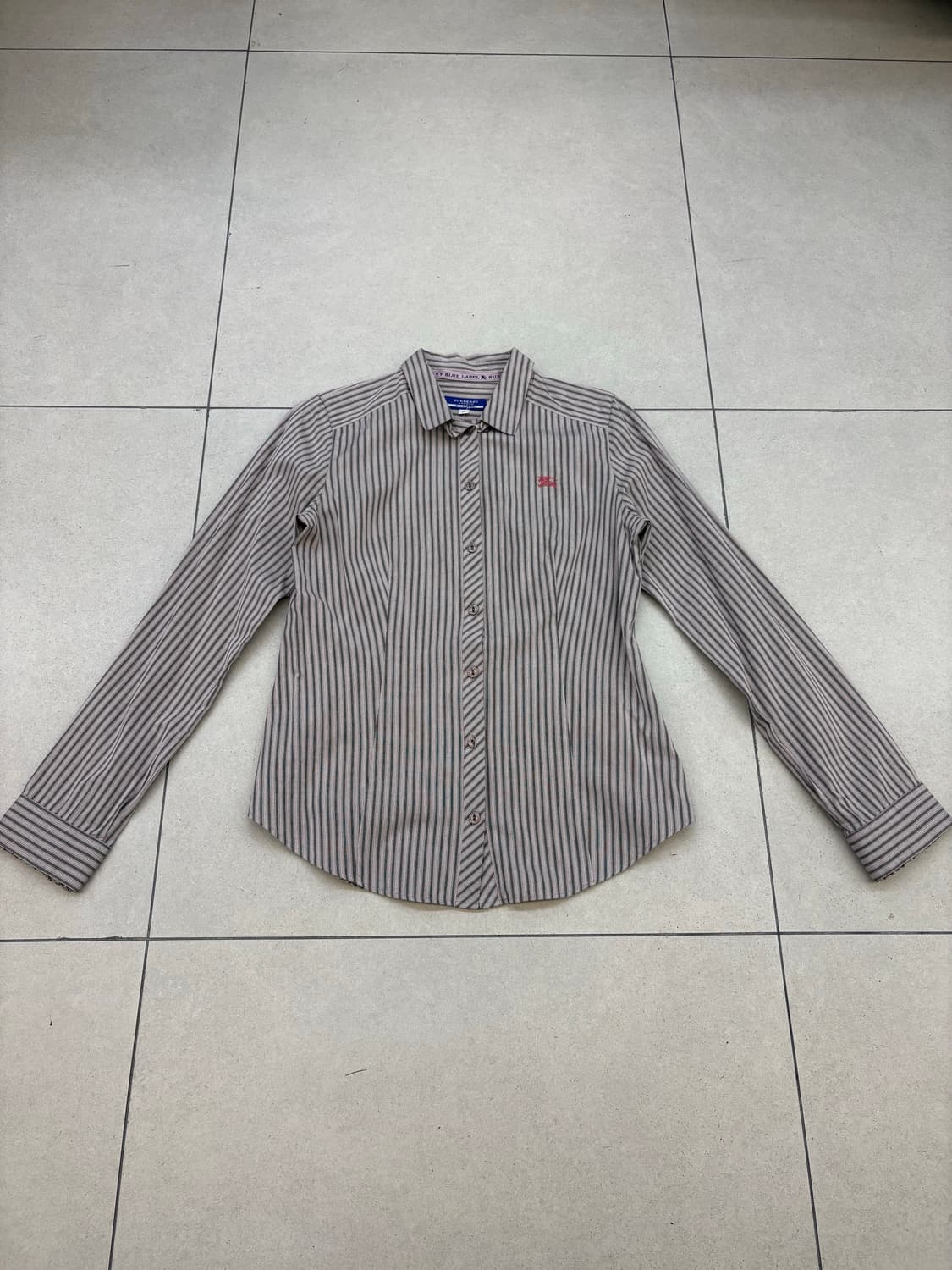 버버리 블루라벨 스트라이프 셔츠 상품이미지2