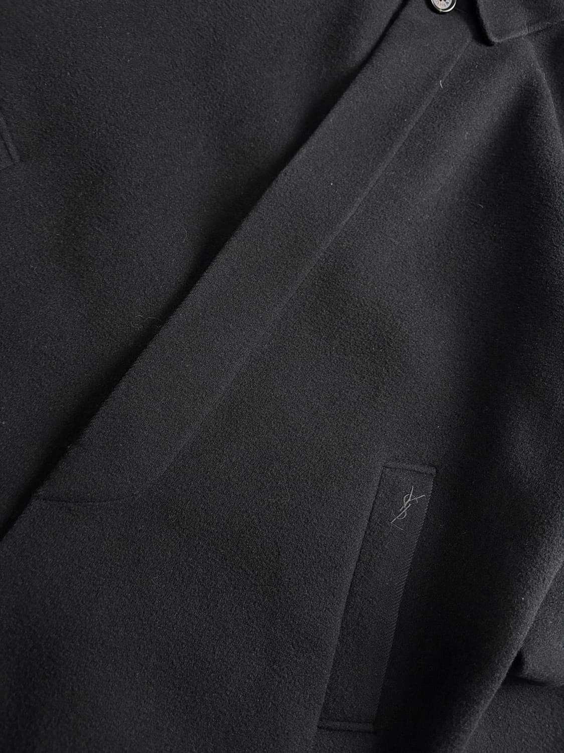 90s YSL 입생로랑 아카이브 캐시미어 혼방 코트 3917 상품이미지3