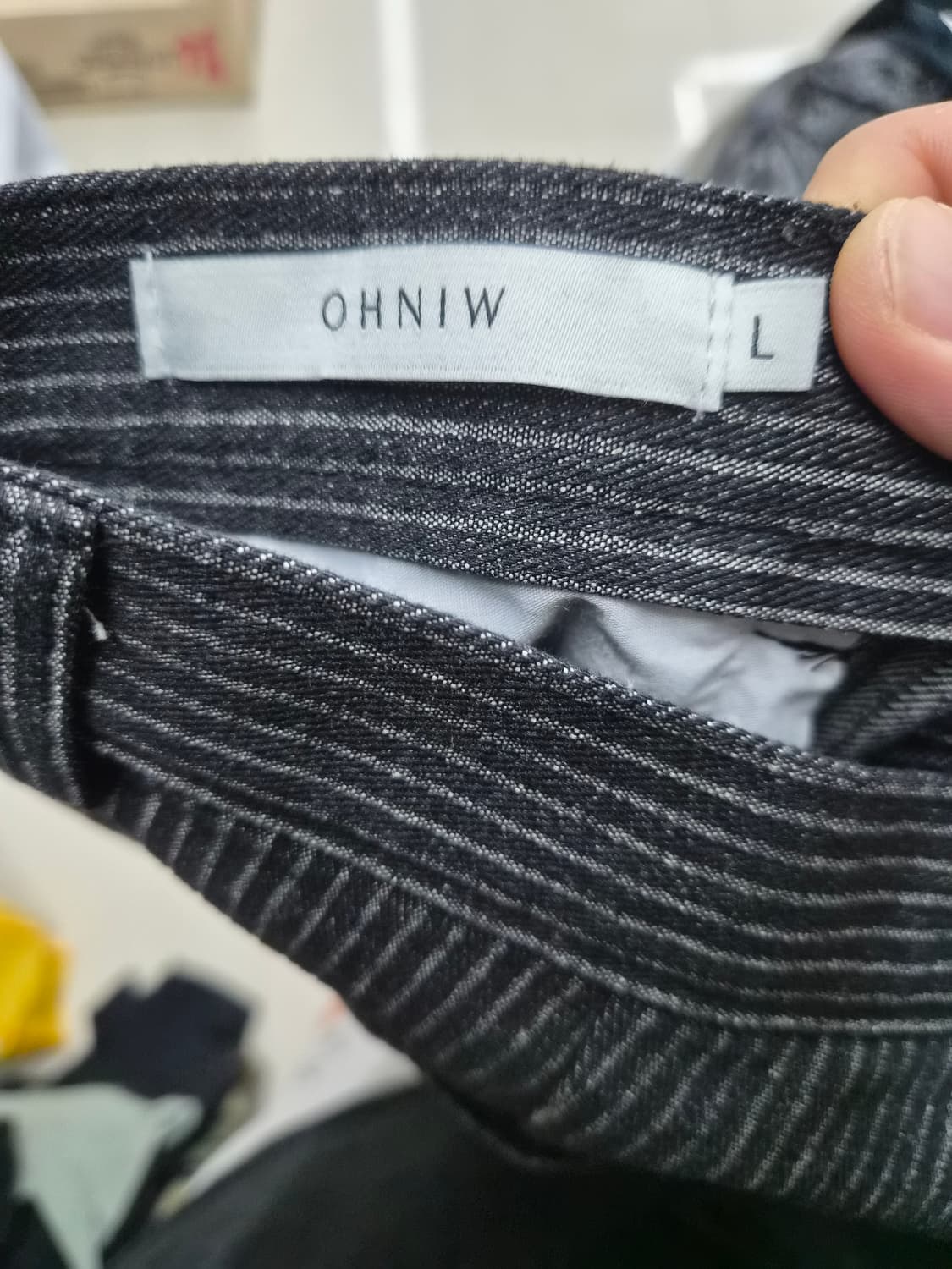 L) OHNIW 히코리 카펜터 팬츠 팝니다 상품이미지4