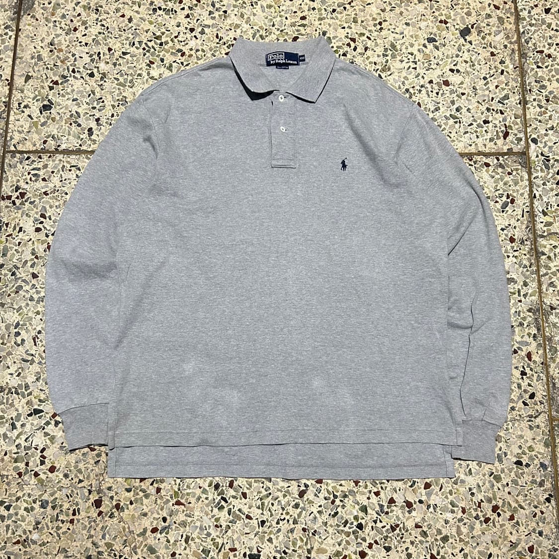 폴로 랄프로렌(Polo Ralph Lauren) 그레이 긴팔 카라티 상품이미지1