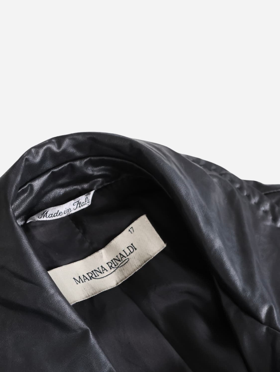Marina Rinaldi Black Shiny Jacket 상품이미지5