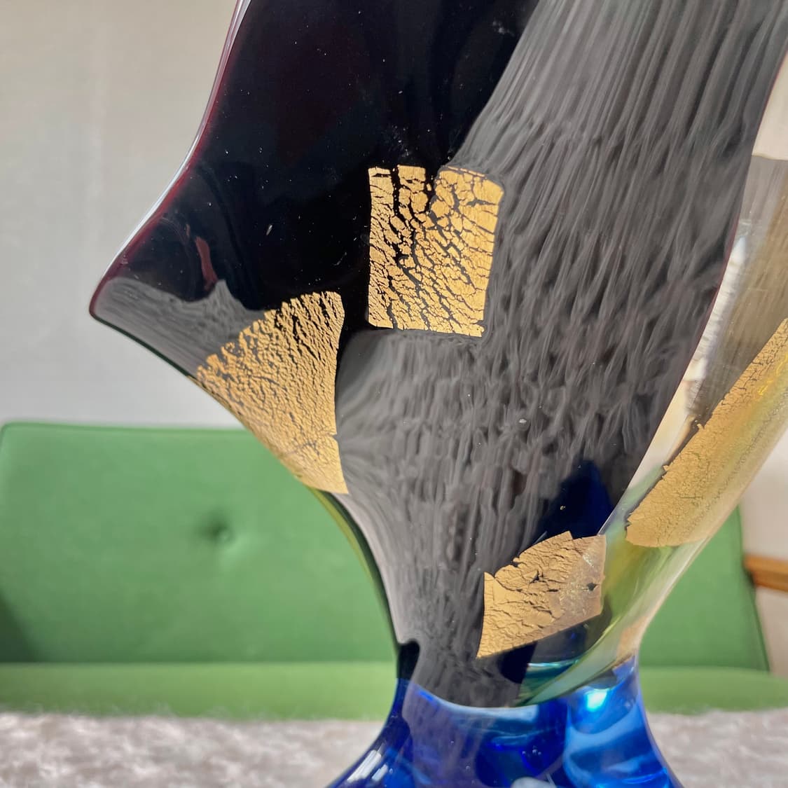 [70‘s vintage] 일본 빈티지 블로운 글라스 유리 화병 상품이미지9