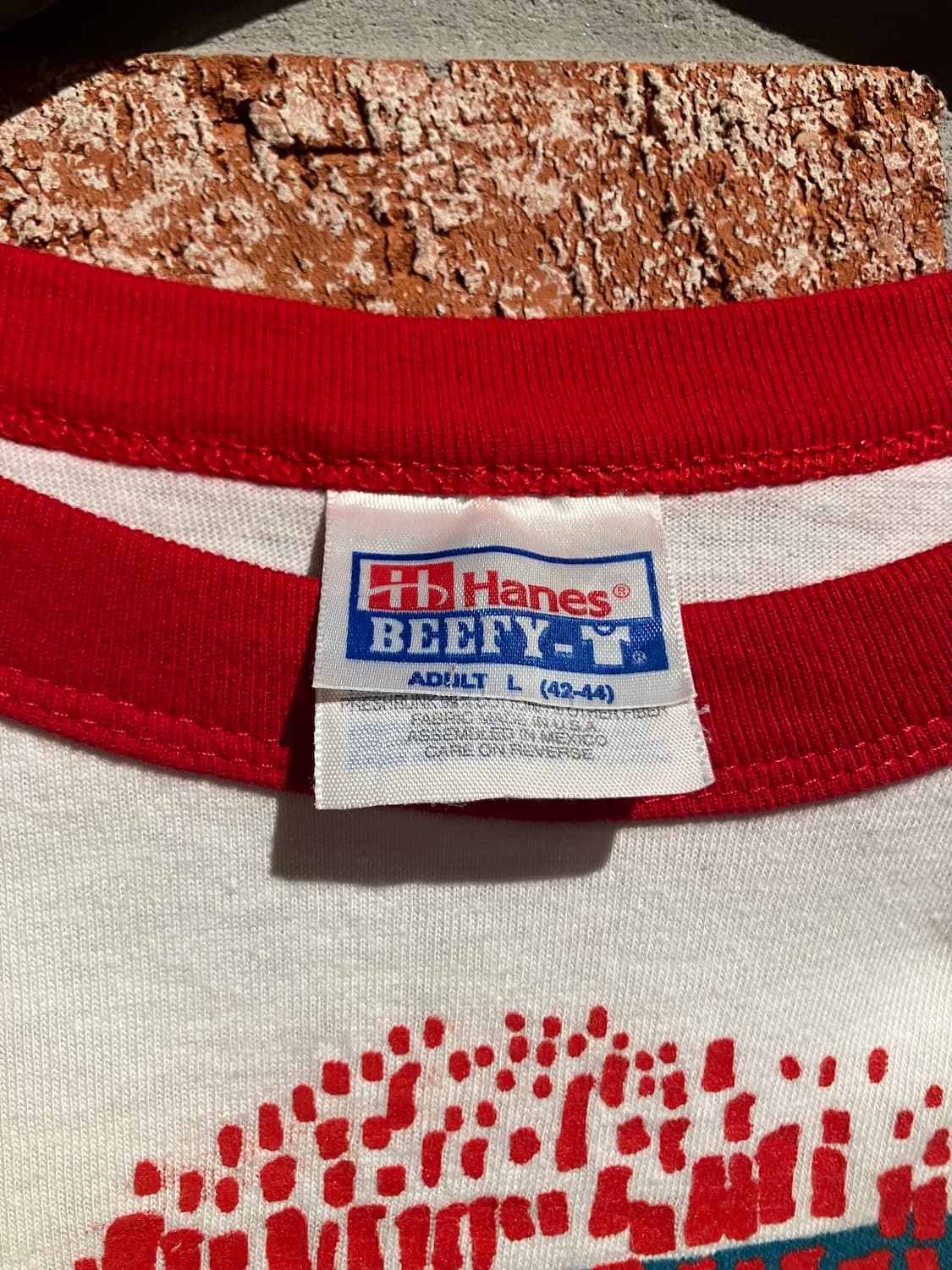 90s USA 빈티지 헤인즈 링거 티셔츠 상품이미지6