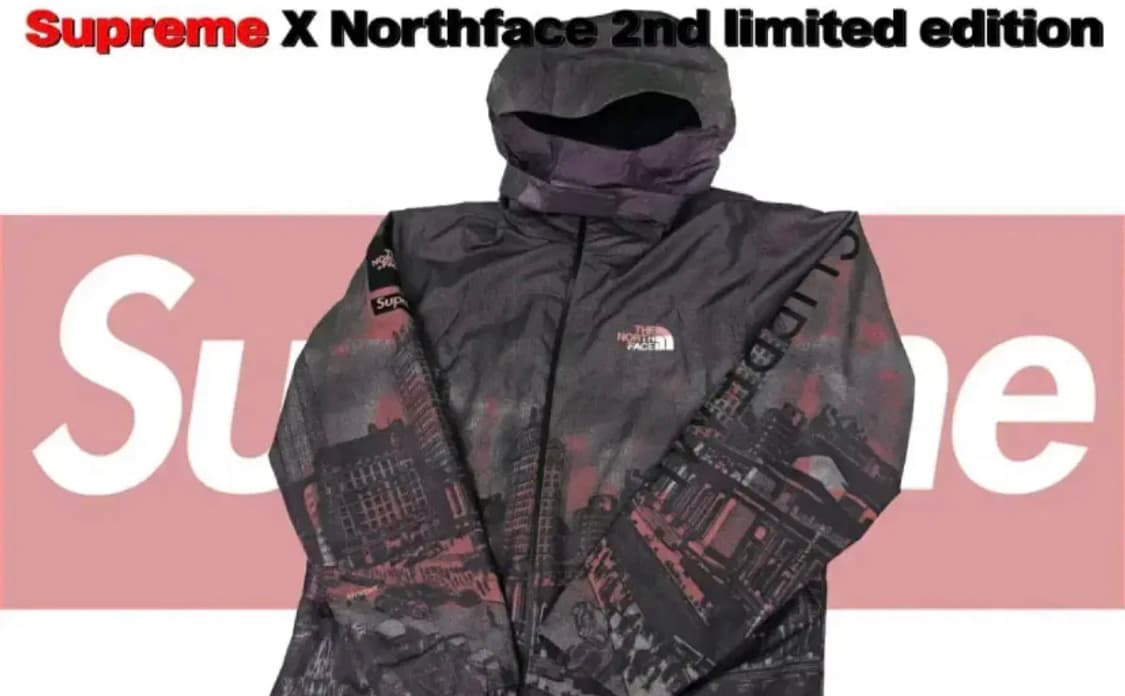 [정품] 슈프림X노스페이스 밤버전 2ND 바람막이 자켓 상품이미지2