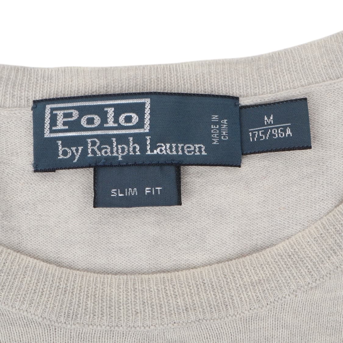 폴로 랄프로렌 라이트그레이 코튼 라운드 니트 상품이미지8