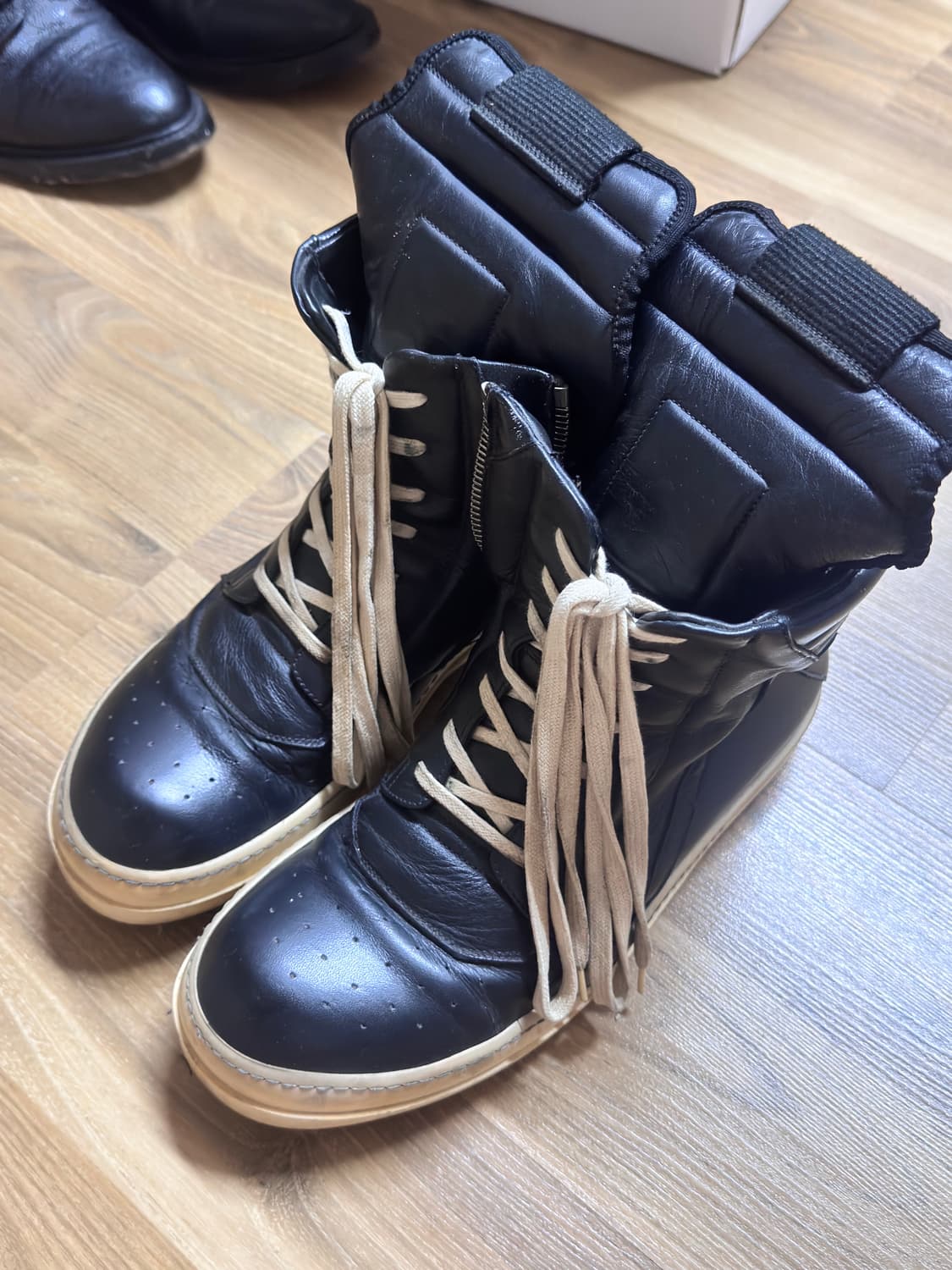 릭오웬스 지오바스켓 검검 상품이미지1