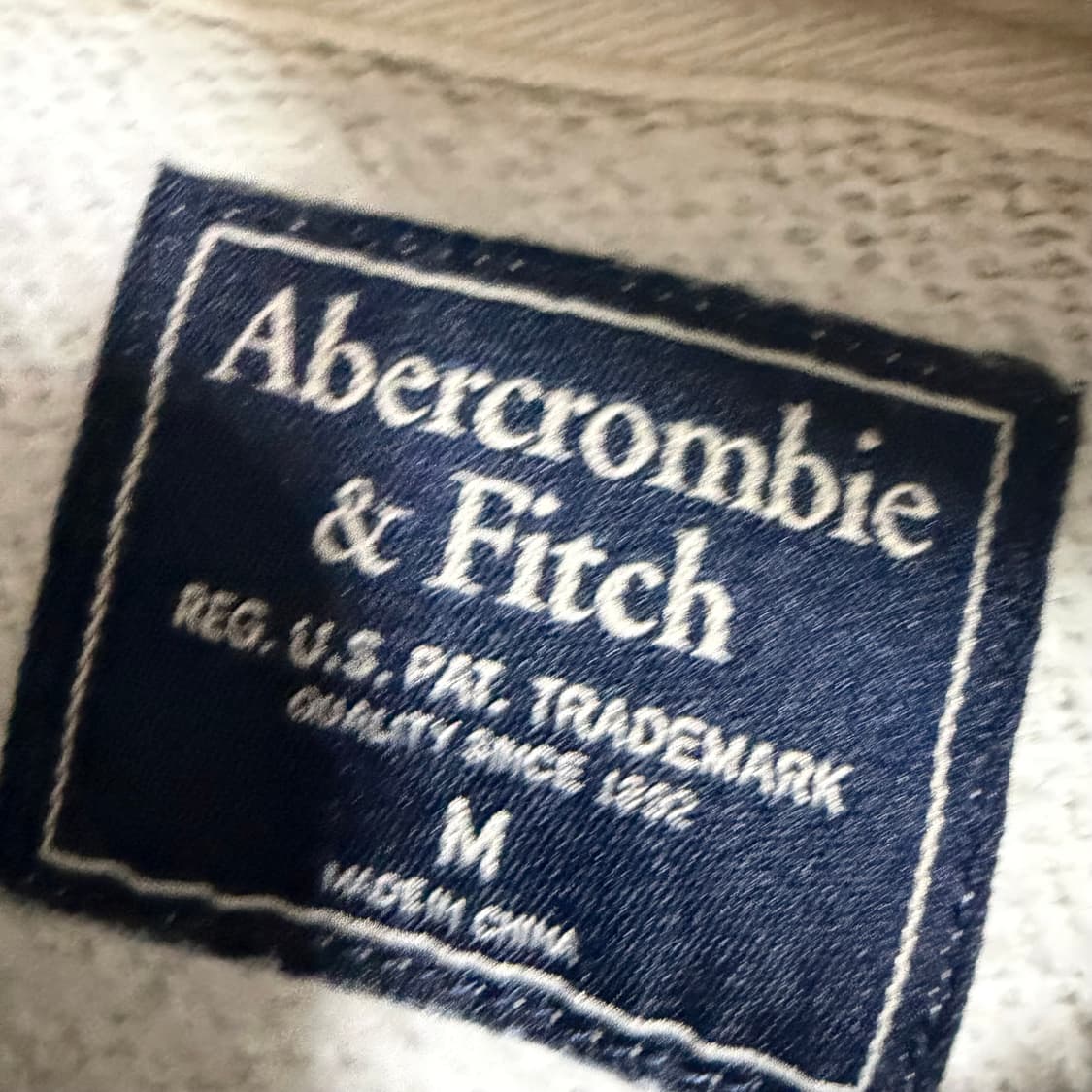 아베크롬비 그레이 후드집업 m 상품이미지3