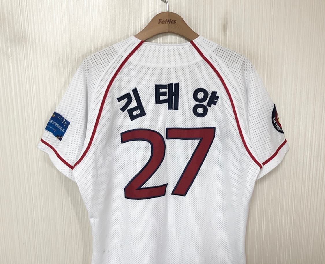 KBO 비젼코리아 기아타이거즈 올드 홈유니폼/져지 100 #27 김태양 상품이미지9